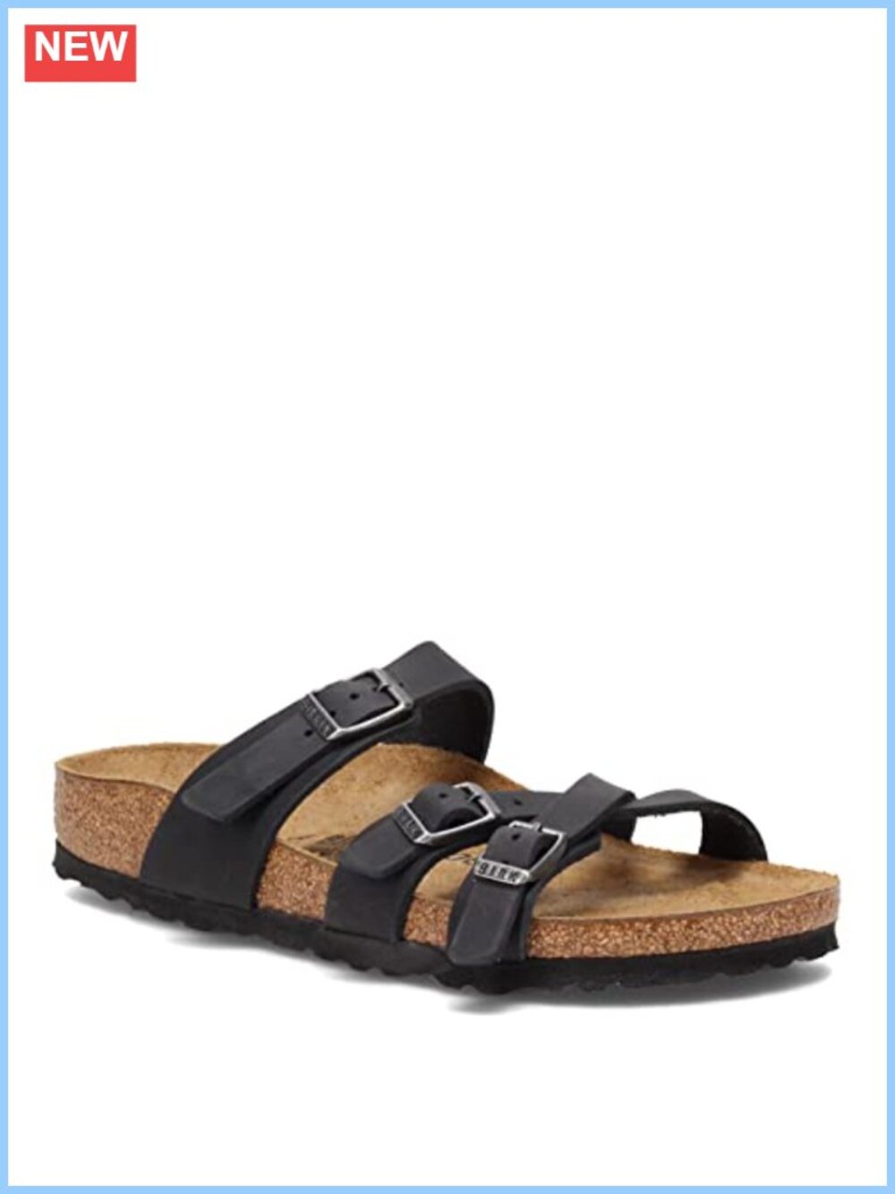 Birkenstock Slide Sandals Suede Ankle Strap